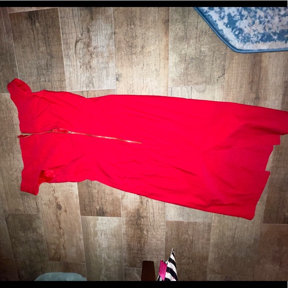 Small red midi dress vintage style - Picture 5 of 5